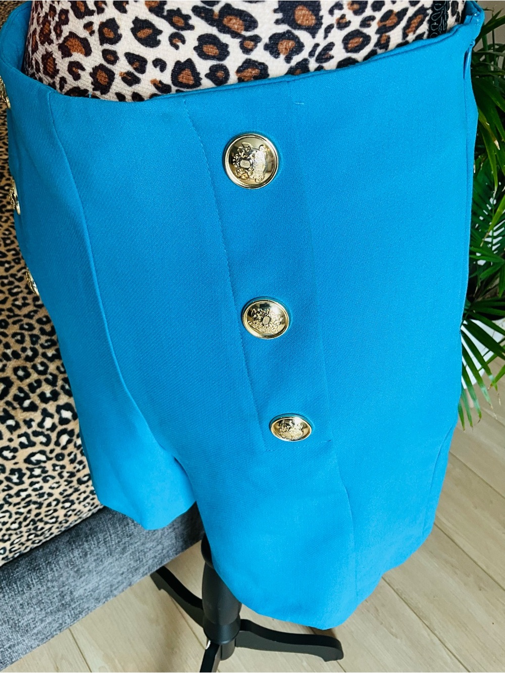 ZARA Blue Sailor Shorts - Picture 3 of 8